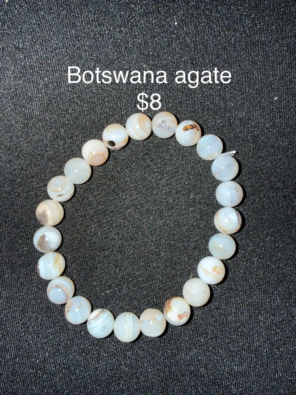 Variety of authentic neutral color crystal bracelets